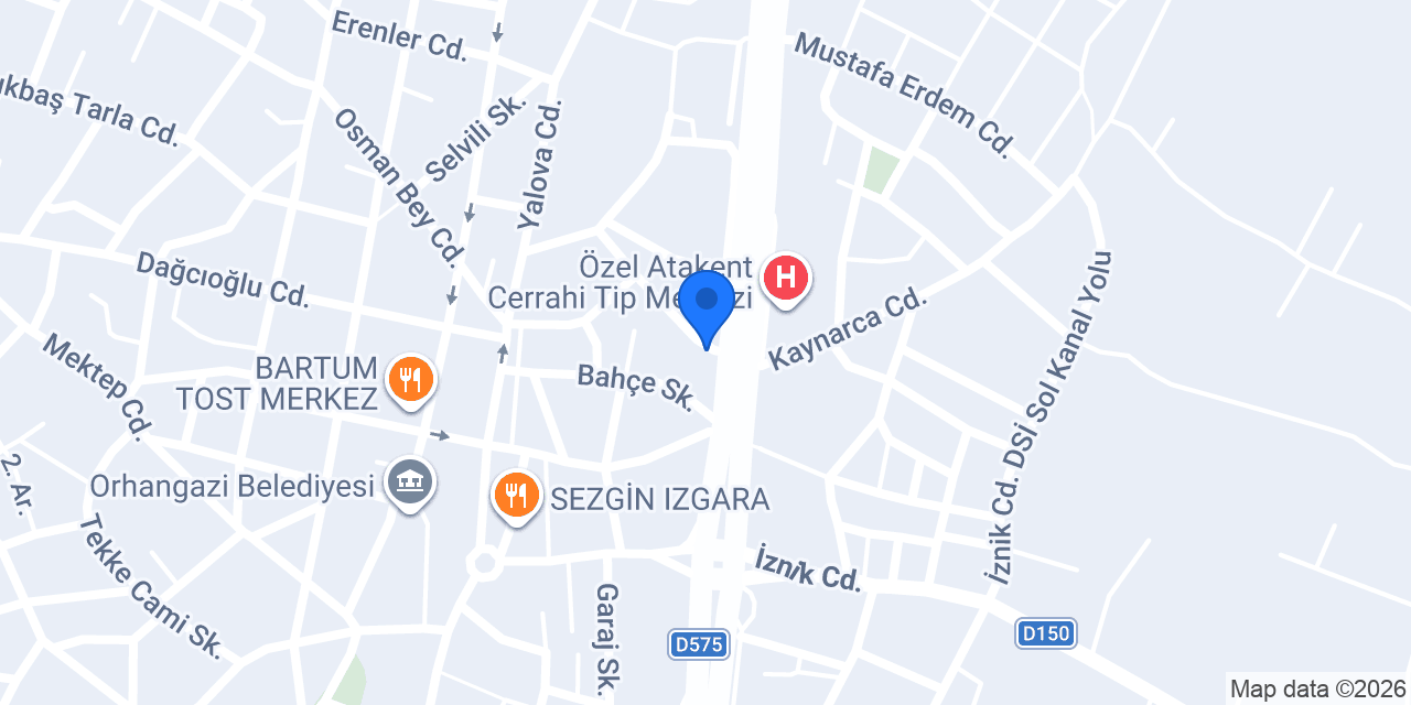 Alaattin Yeri Restaurant konumu