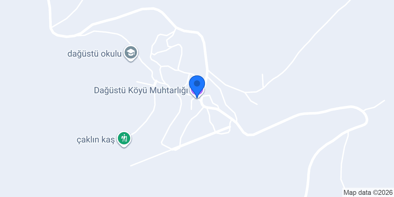 Dağüstü Köyü Muhtarlığı konumu