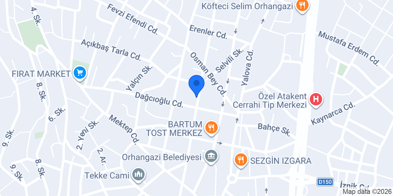Asiye Aydın Terzi konumu