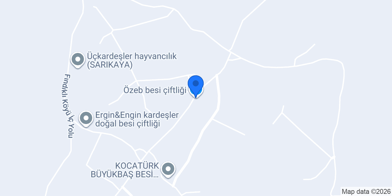 Özeb besi çiftliği konumu