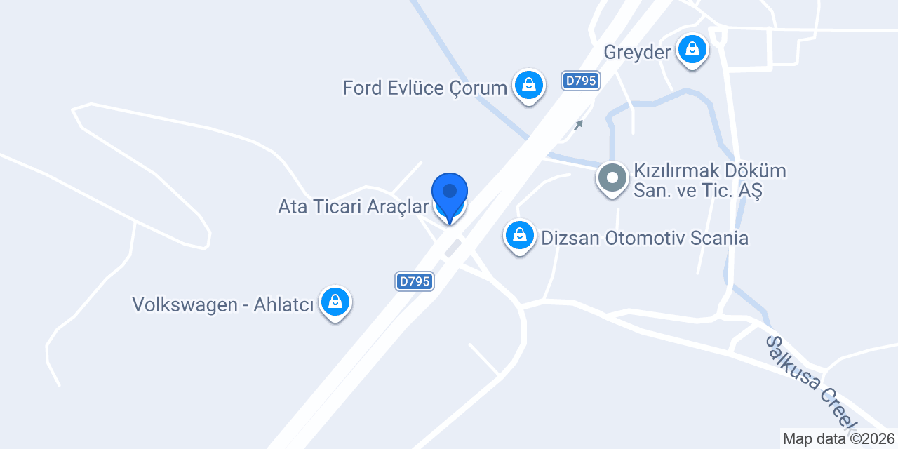 Ata Ticari Araçlar konumu