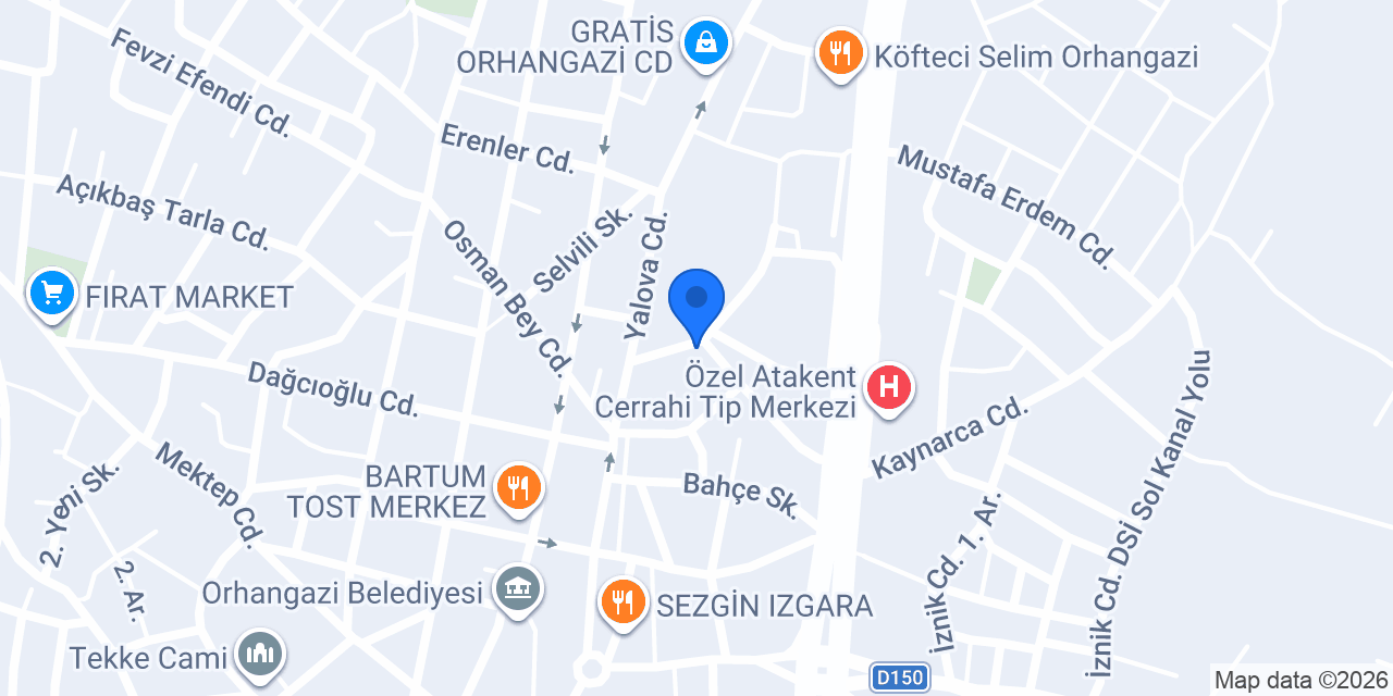 Coşkun Reklam konumu