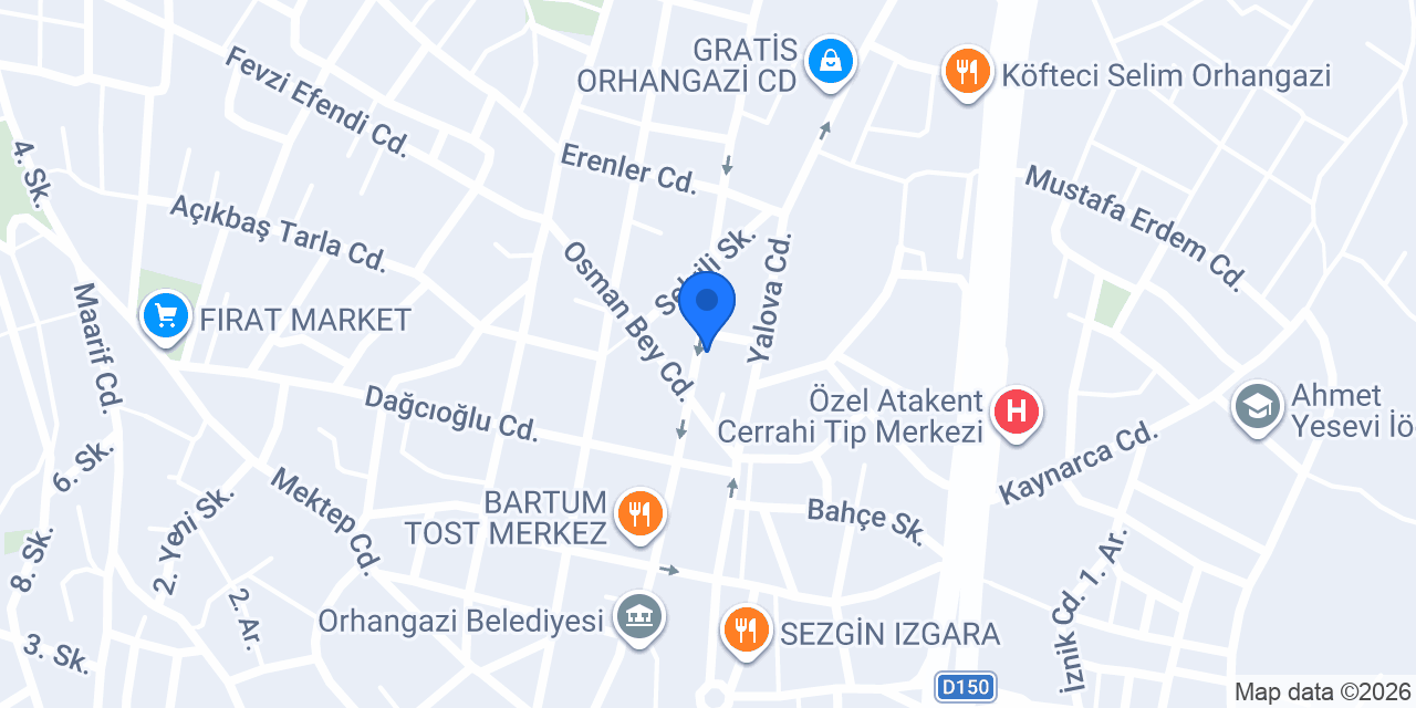 YERLİ GROSS ARAPZADE ŞUBE konumu