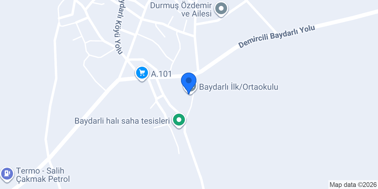 Baydarlı İlk/Ortaokulu konumu