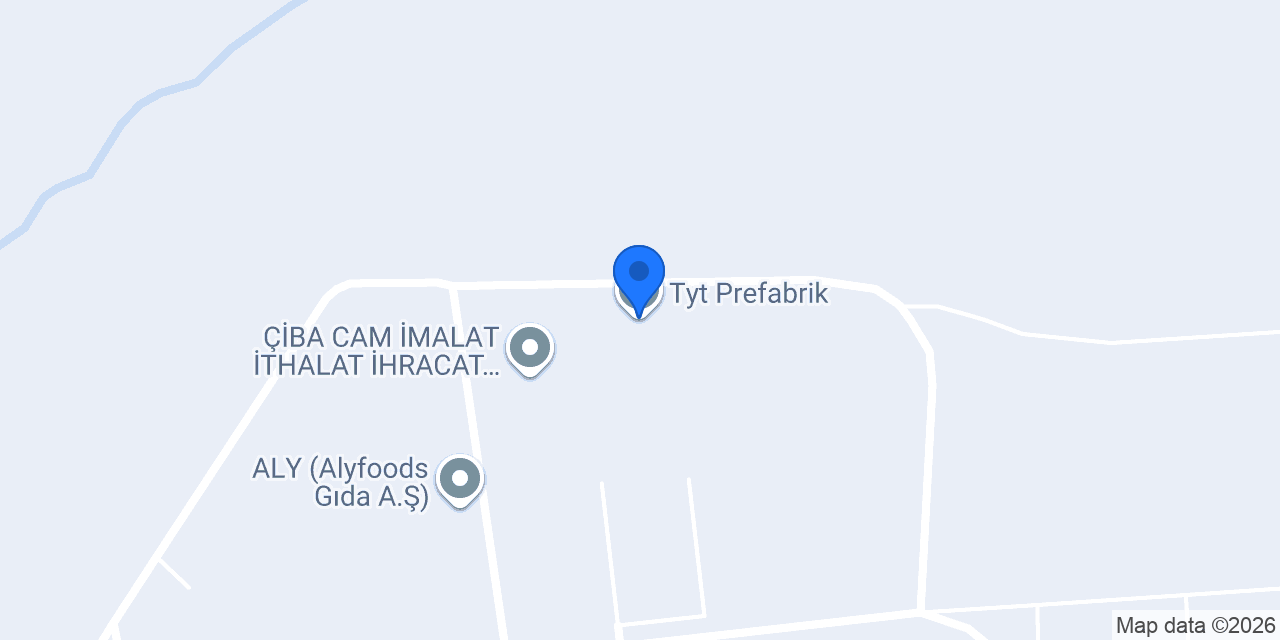 Tyt Prefabrik konumu