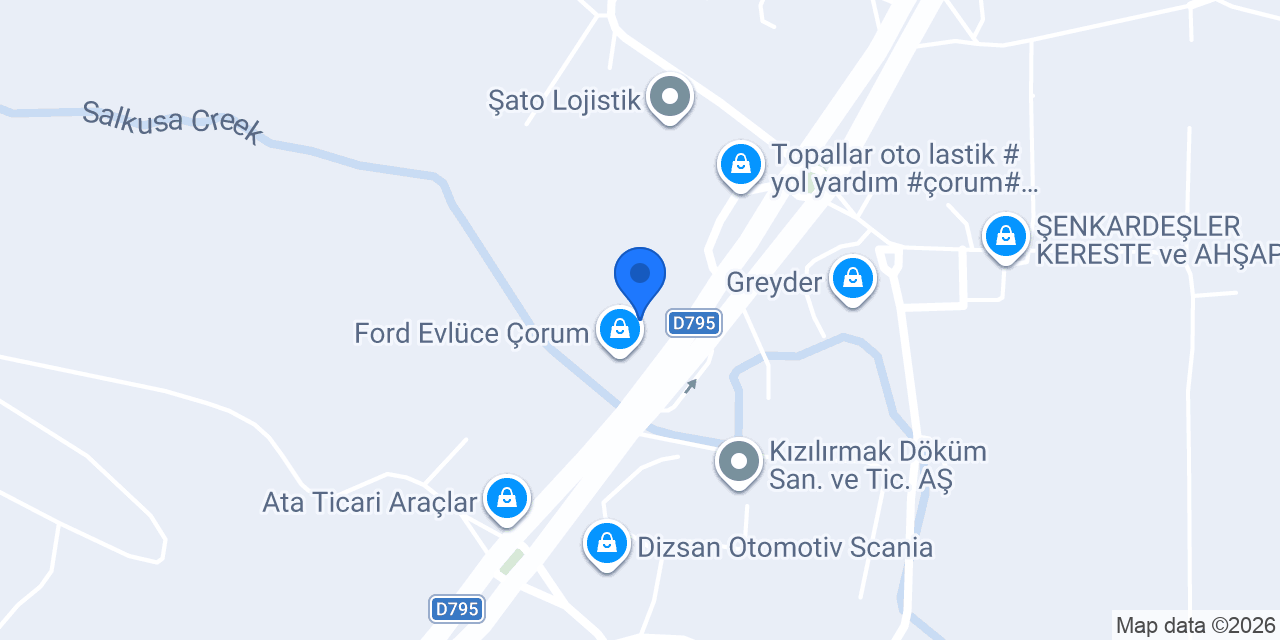 Chery Plaza Evlüce konumu