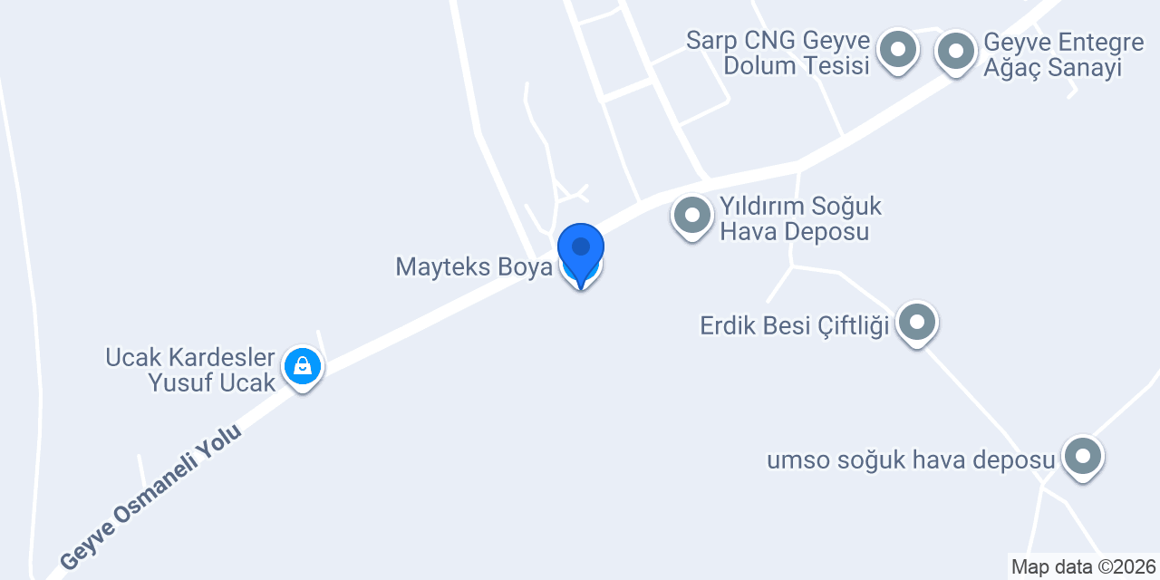 Mayteks Boya konumu