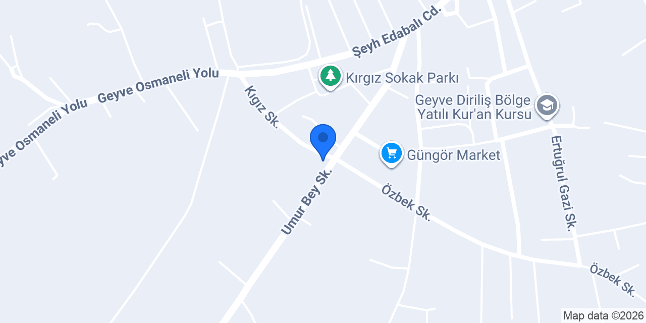 Raci Halısaha Geyve konumu