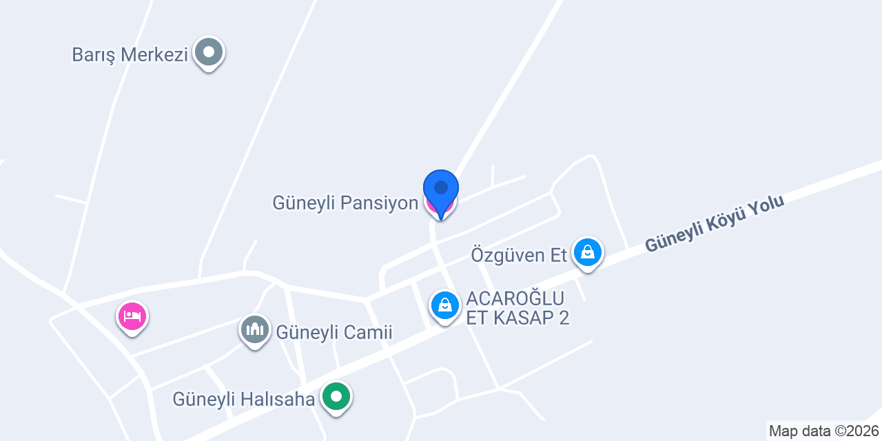 Güneyli Pansiyon konumu