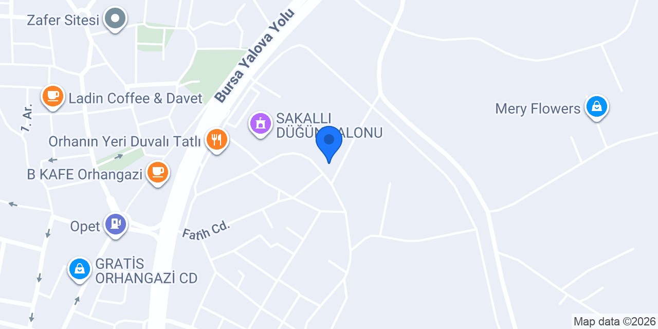 Erata Ahşap Ürünleri konumu