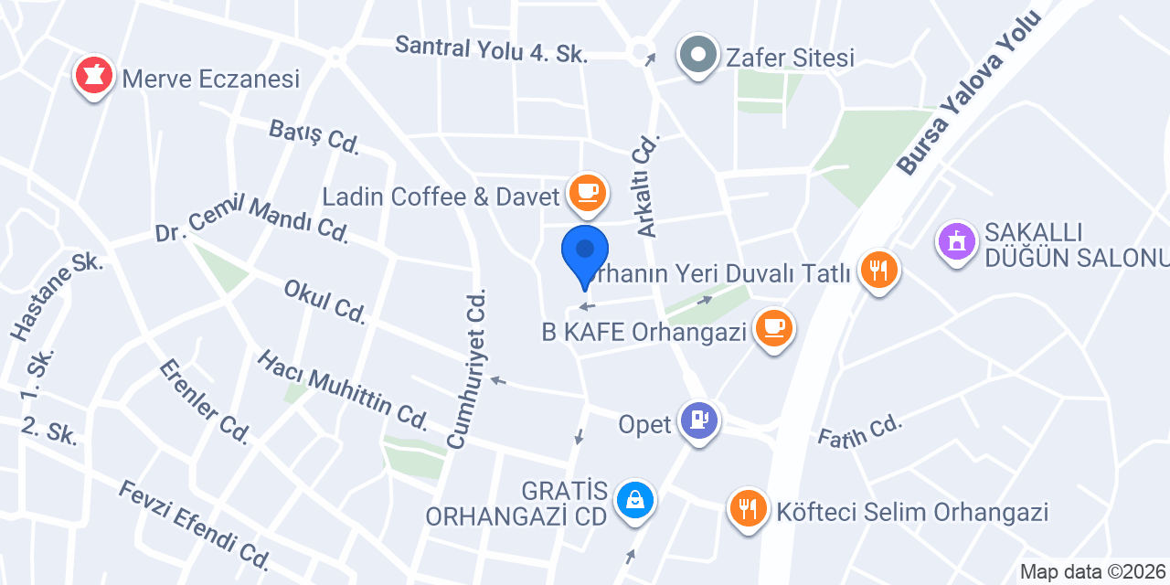 Bkm Yapi Tasarim konumu