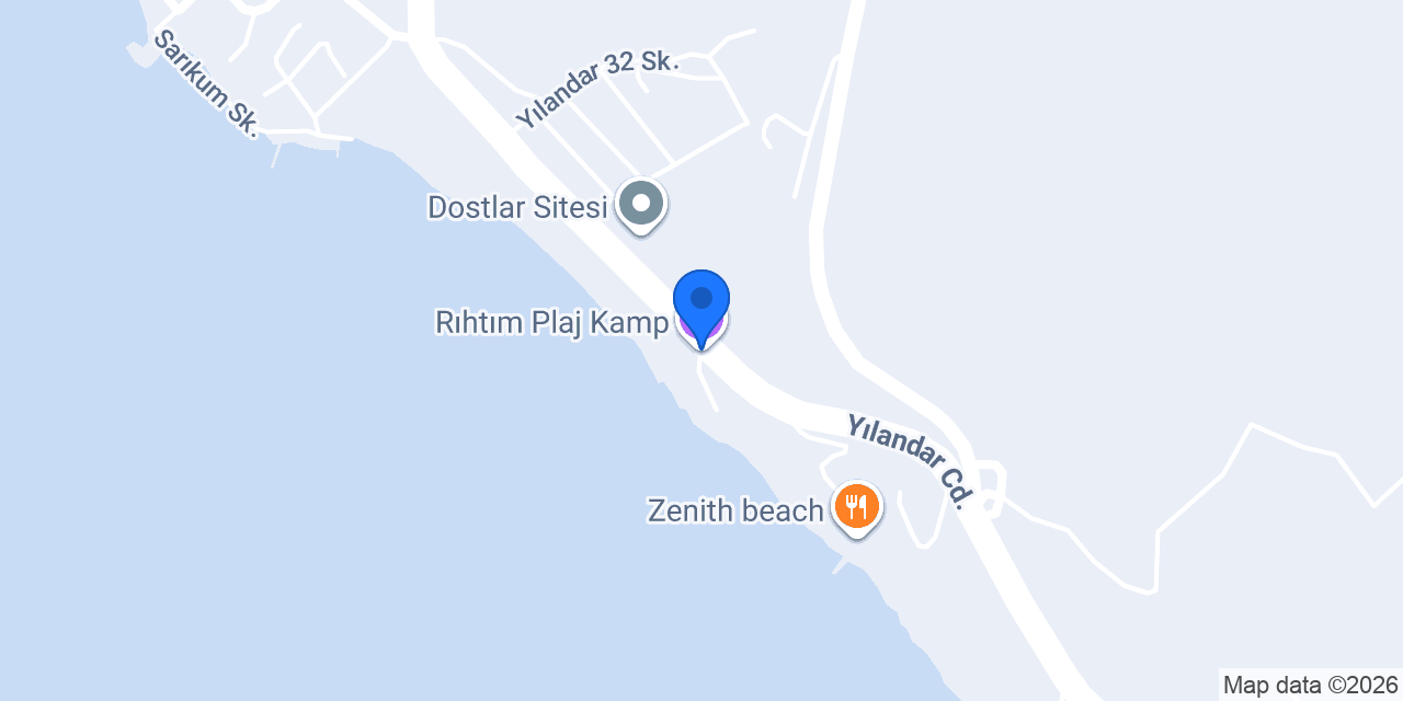 Rıhtım Plaj Kamp konumu