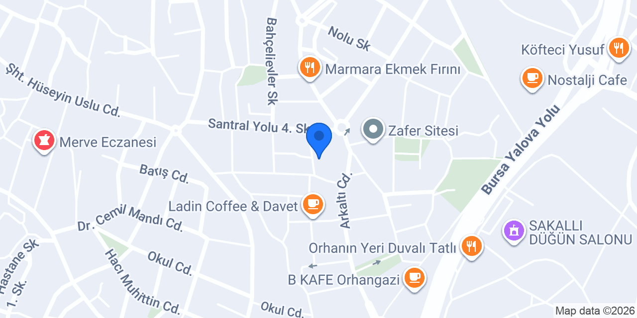 Koral Yangın konumu