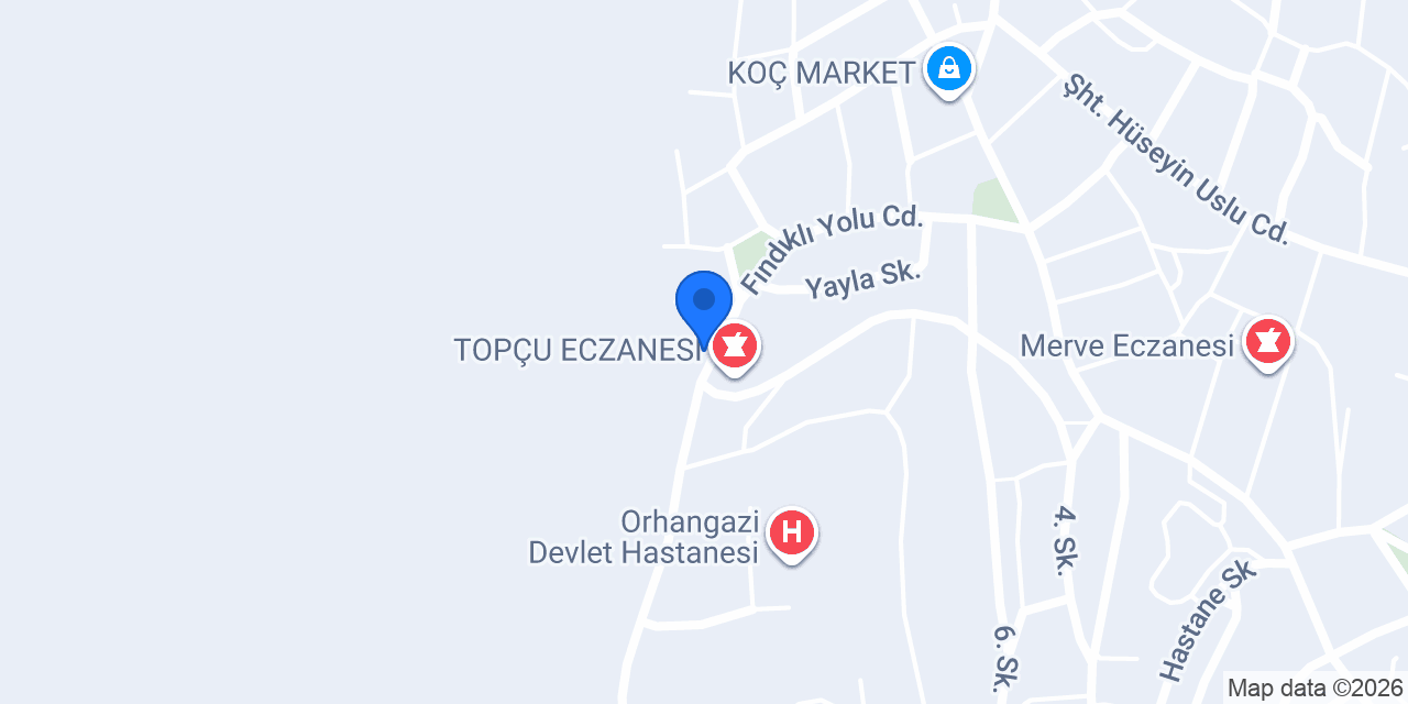 Özgür Eczanesi konumu