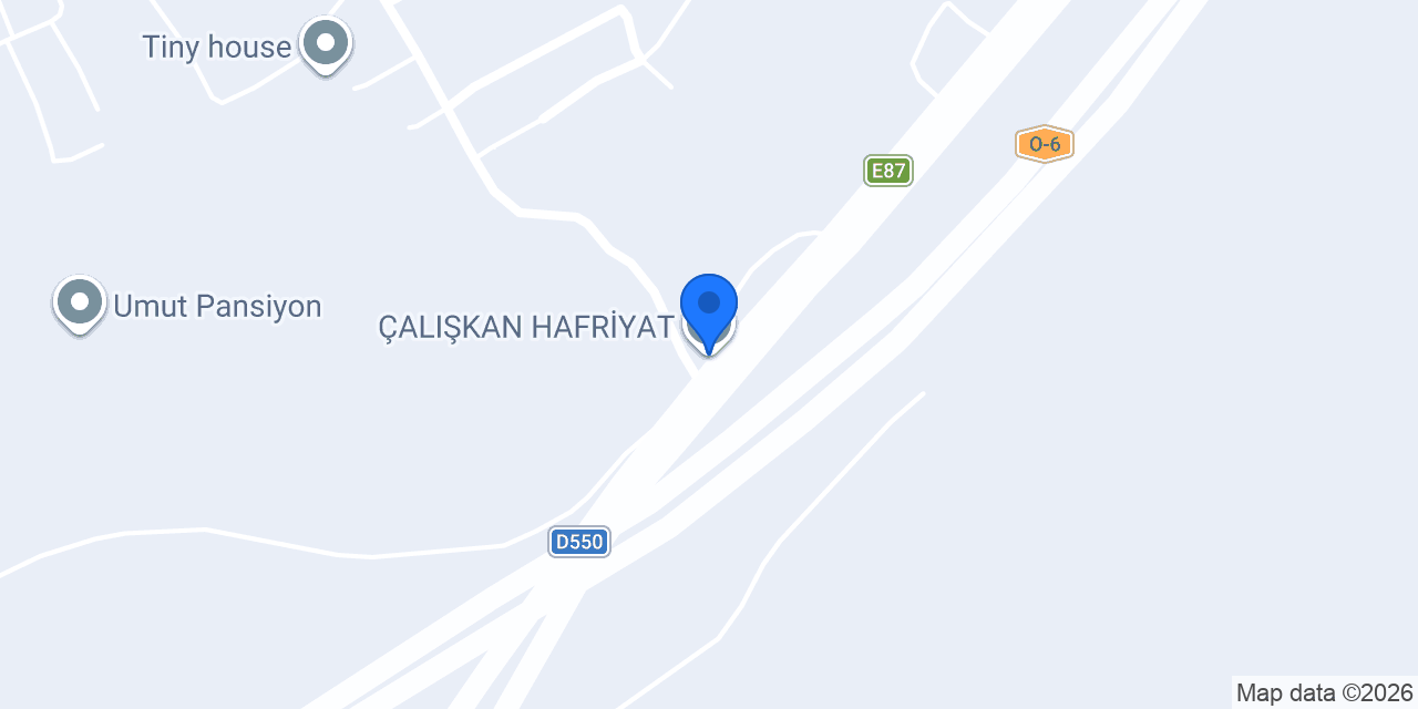 ÇALIŞKAN HAFRİYAT konumu