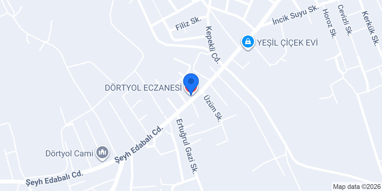 DÖRTYOL ECZANESİ konumu