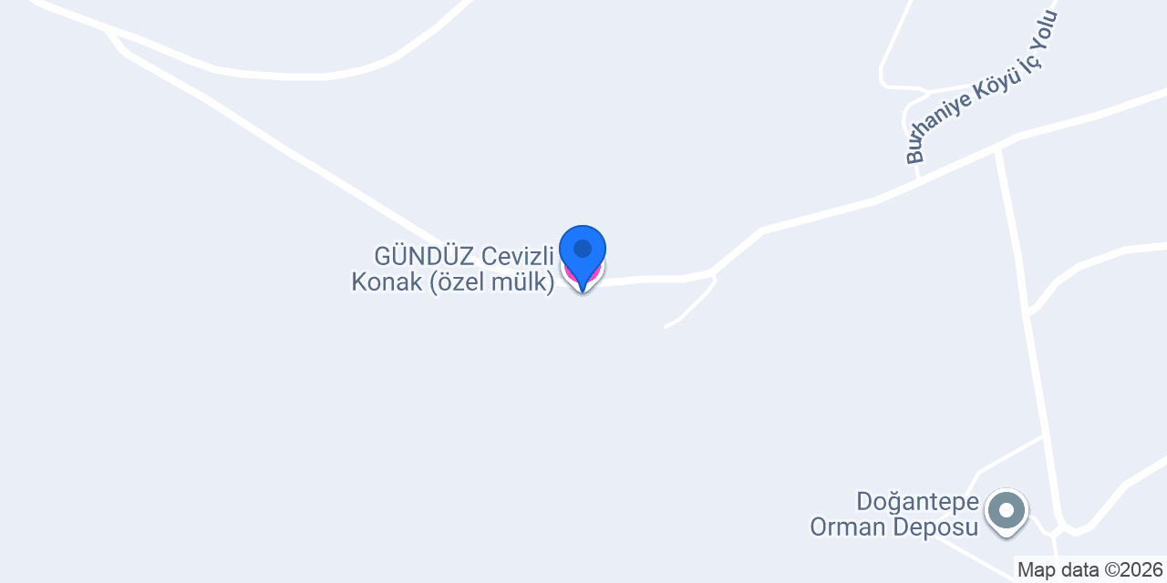 GÜNDÜZ Cevizli Konak (özel mülk) konumu