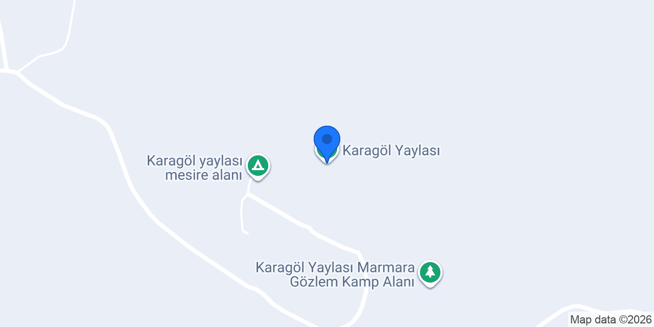 Karagöl Yaylası konumu