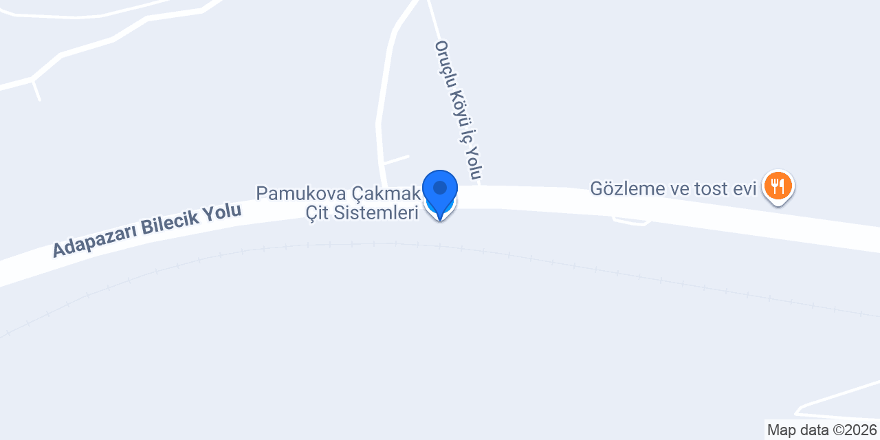 Pamukova Çakmak Çit Sistemleri konumu