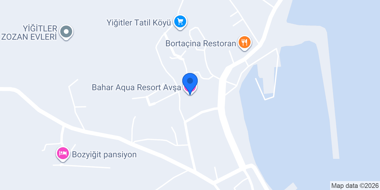 Bahar Aqua Resort Avşa konumu