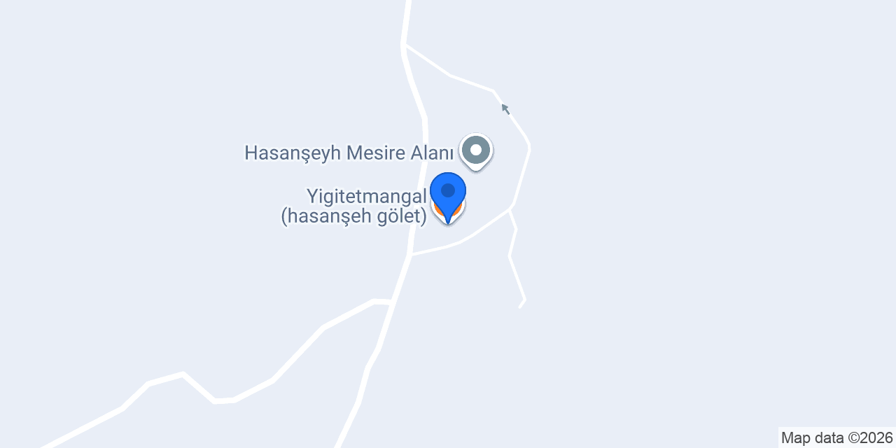 Yigitetmangal (hasanşeh gölet) konumu