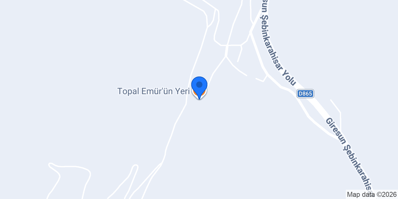 Topal Emür'ün Yeri konumu