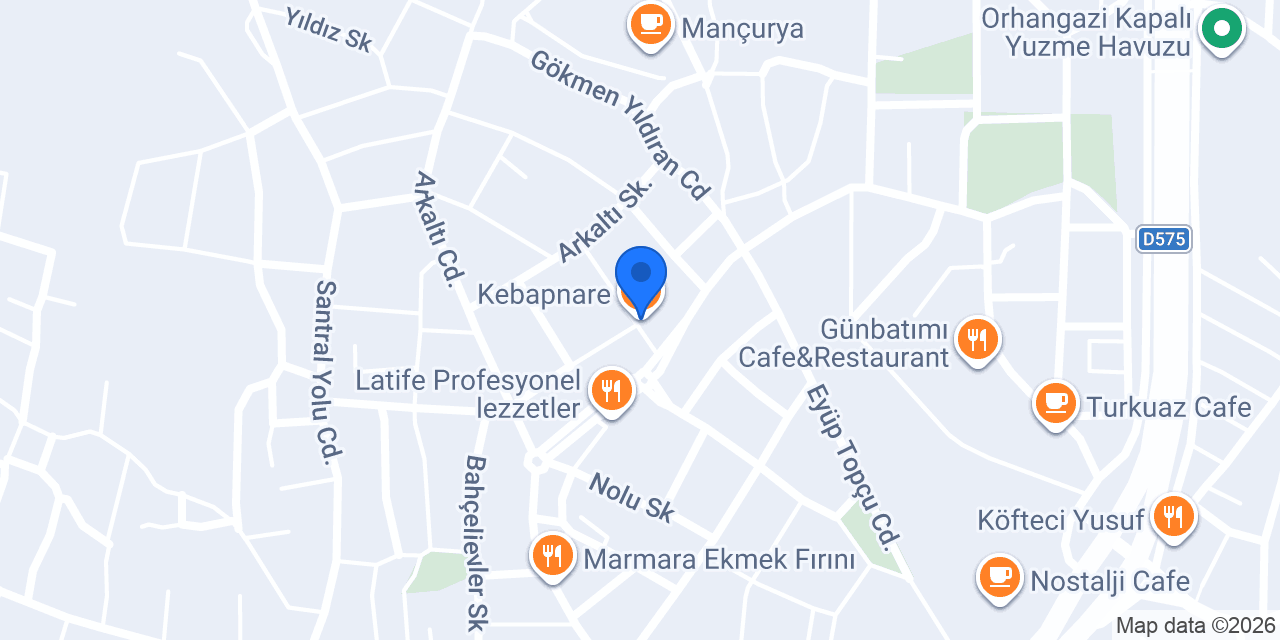 Kebapnare konumu
