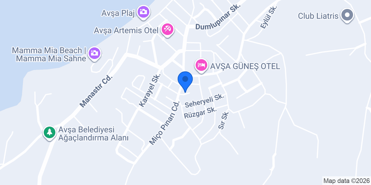 suna butik otel konumu