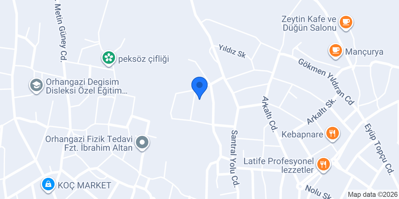 Saklı Vadi konumu