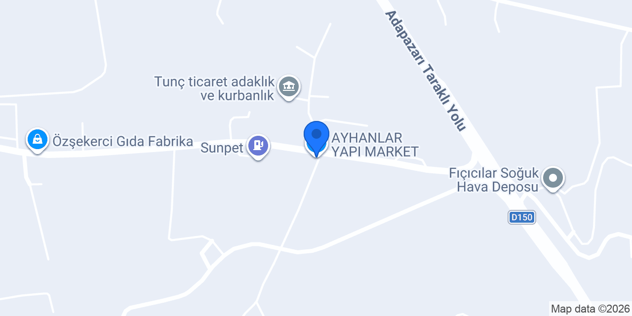 AYHANLAR YAPI MARKET konumu