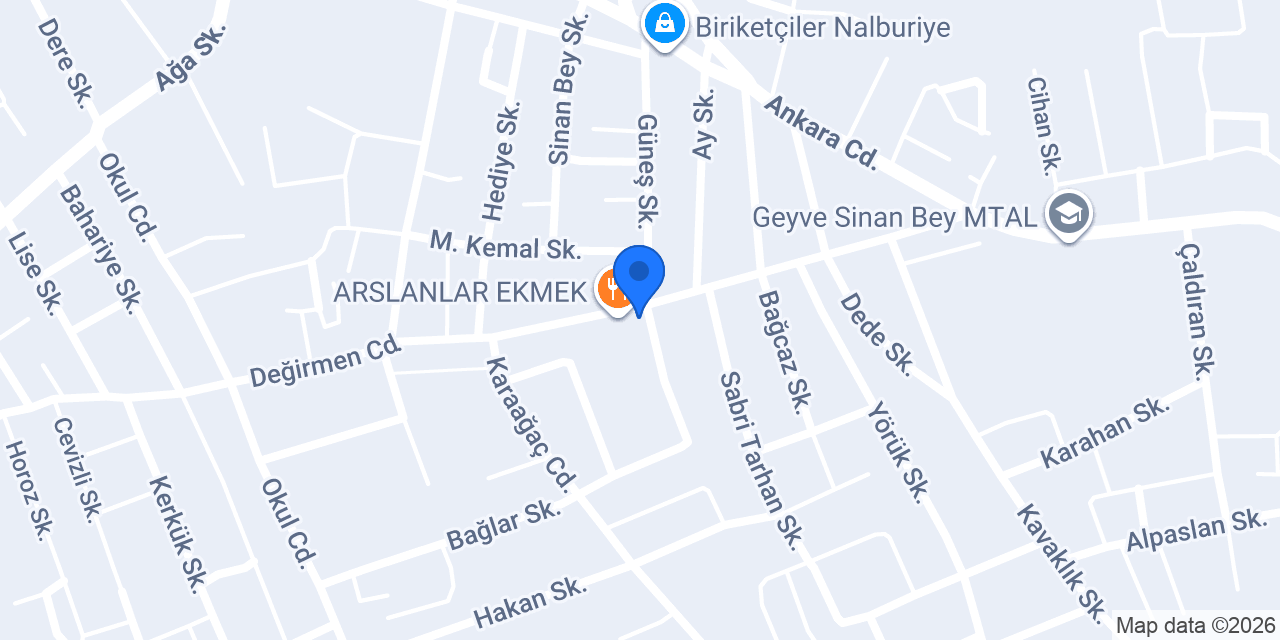 LİDER LASTİK konumu