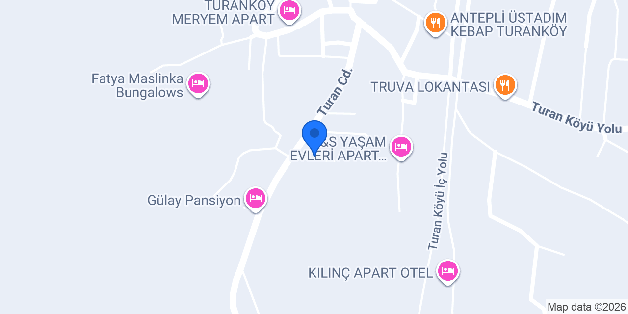 Narin Pansiyon konumu