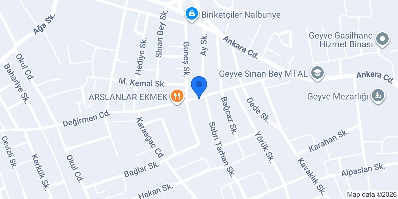 Tostçu Adnan -- Çakır Büfe konumu