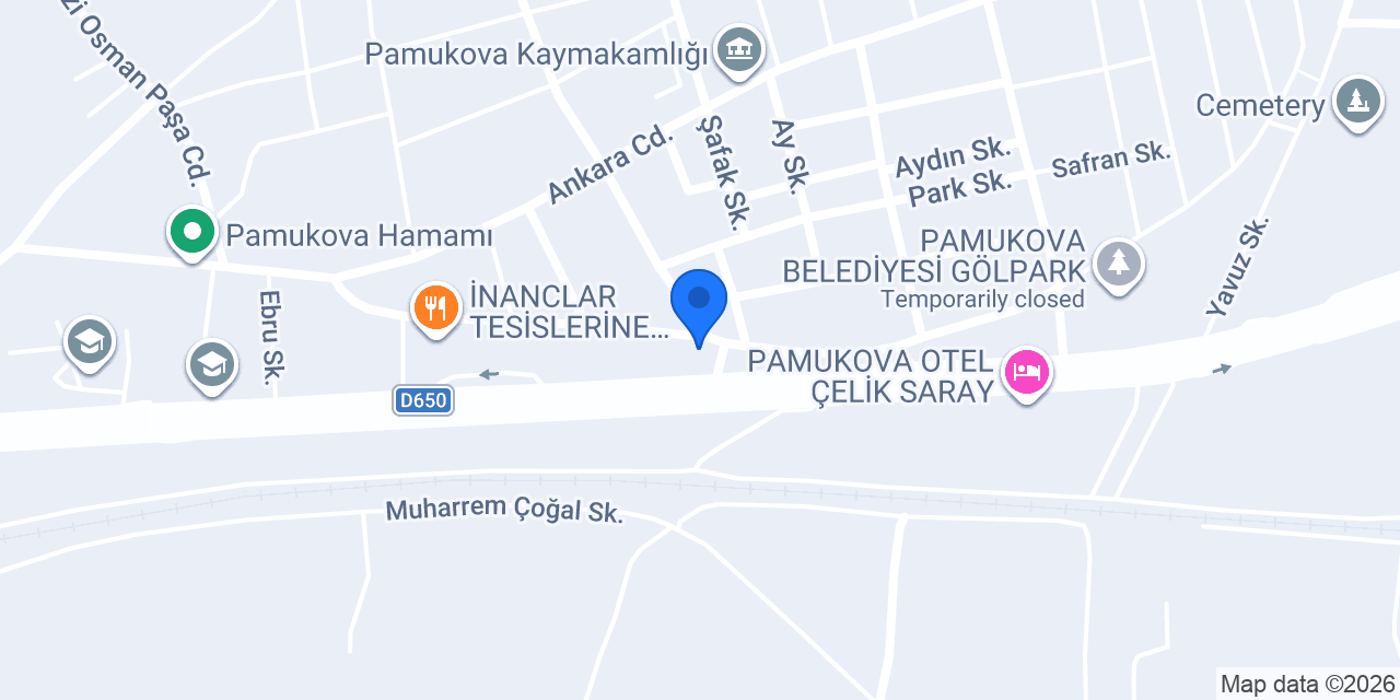 Çetin Oto Performans konumu
