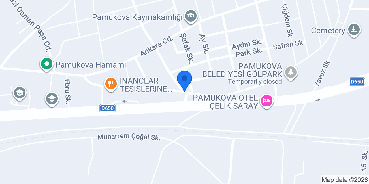 Ekşioğlu mobilya ve çelik kapı konumu