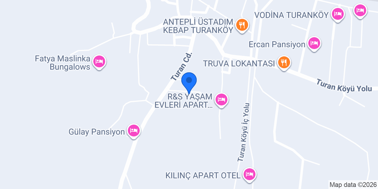 Berkay ve Barış Pansiyon konumu
