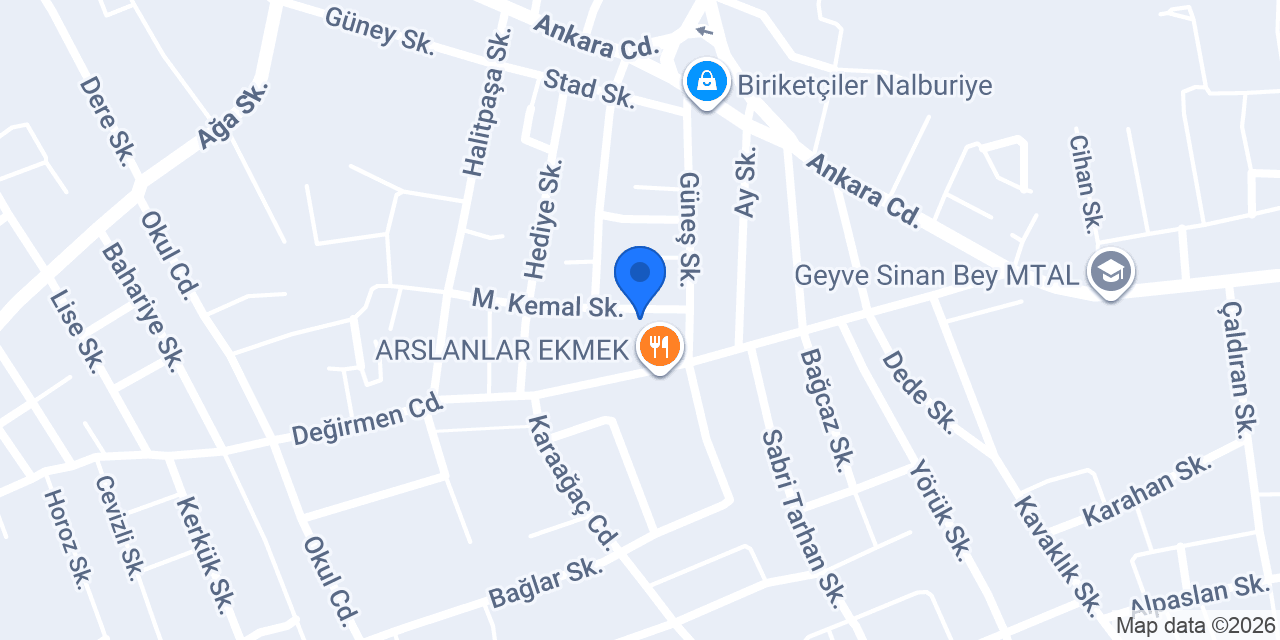 GEYVE GENÇ GÖNÜLLÜLER DERNEĞİ konumu