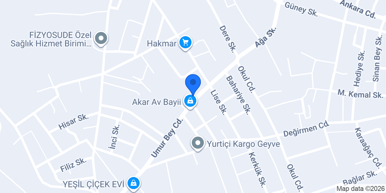 Kılıç Erkek Kuaförü konumu