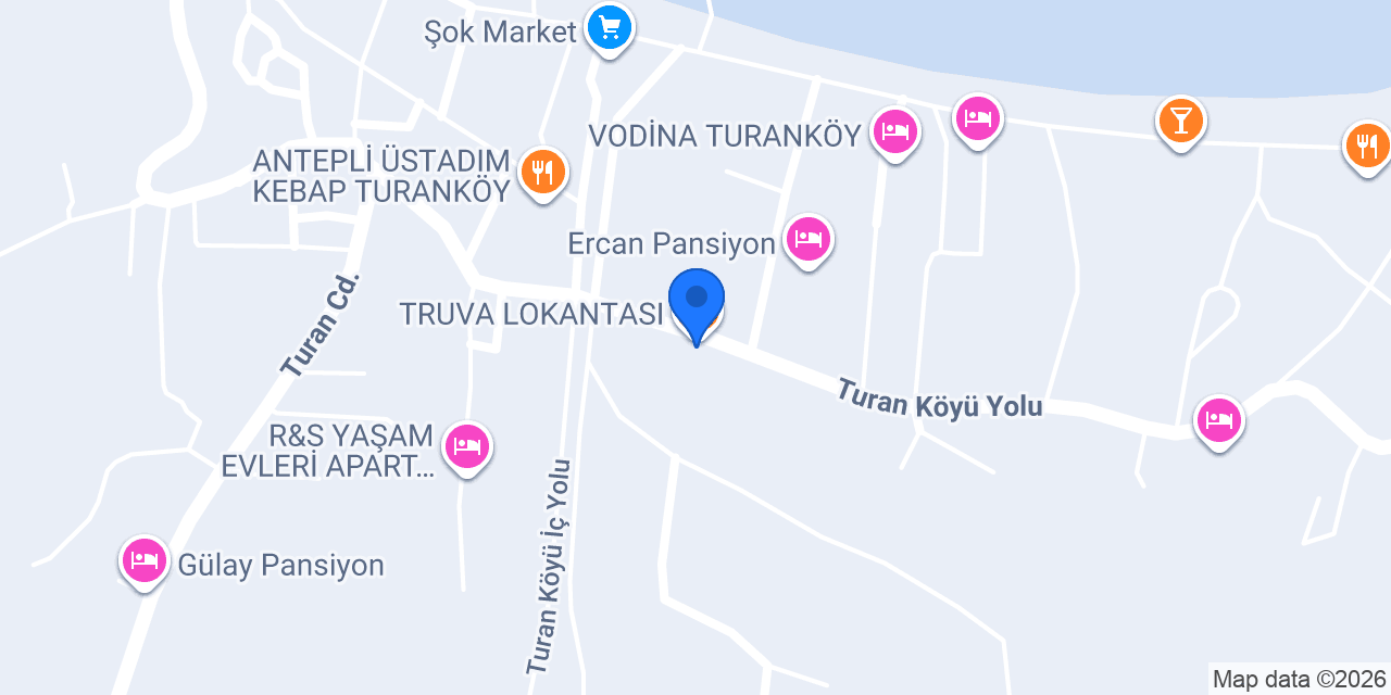 TRUVA LOKANTASI konumu