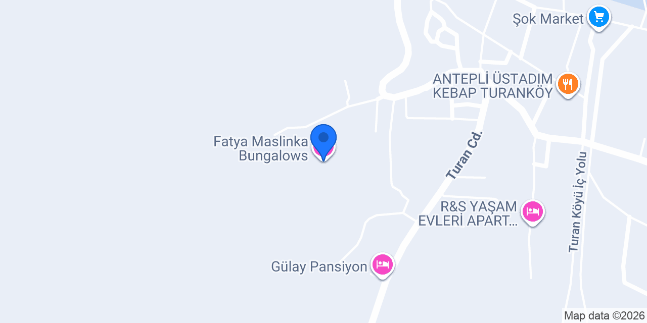 Fatya Maslinka Bungalows konumu