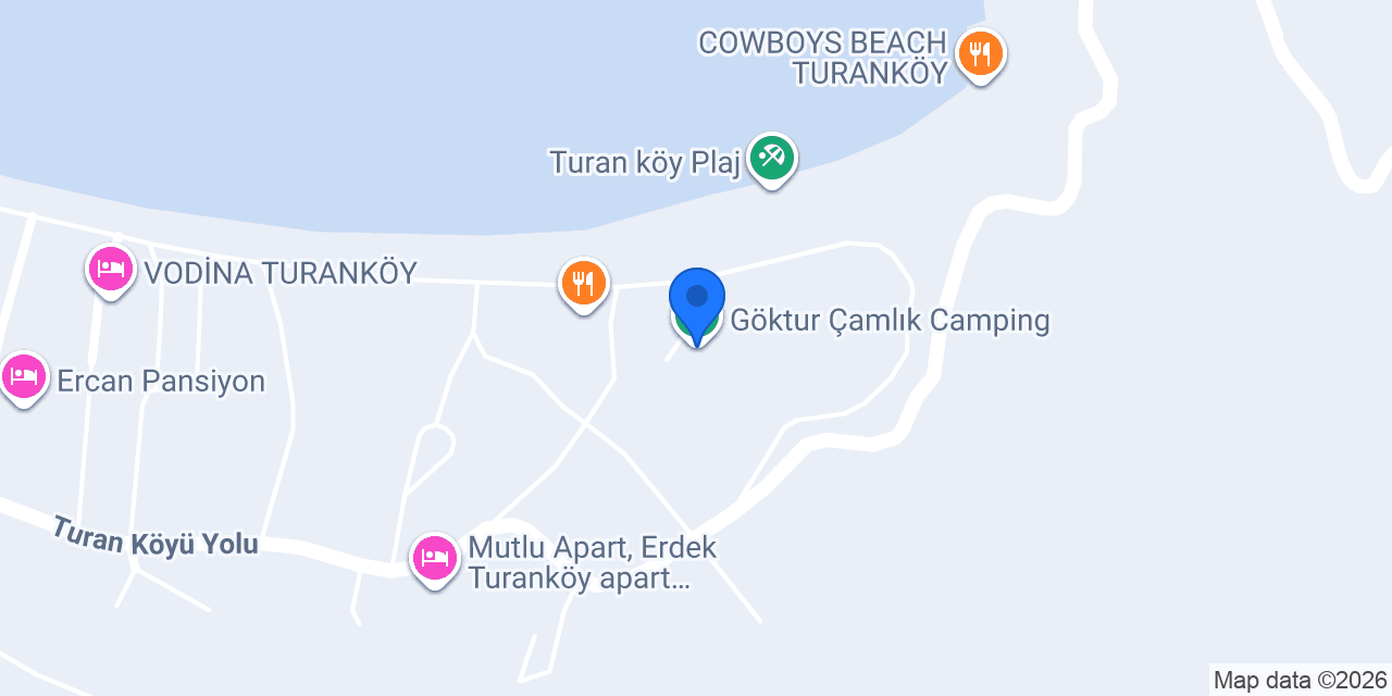 Göktur Çamlık Camping konumu