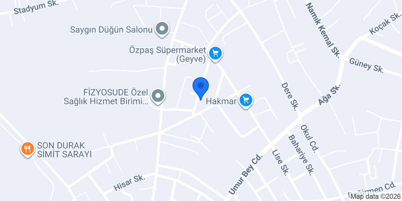 Baran Tarım Geyve konumu