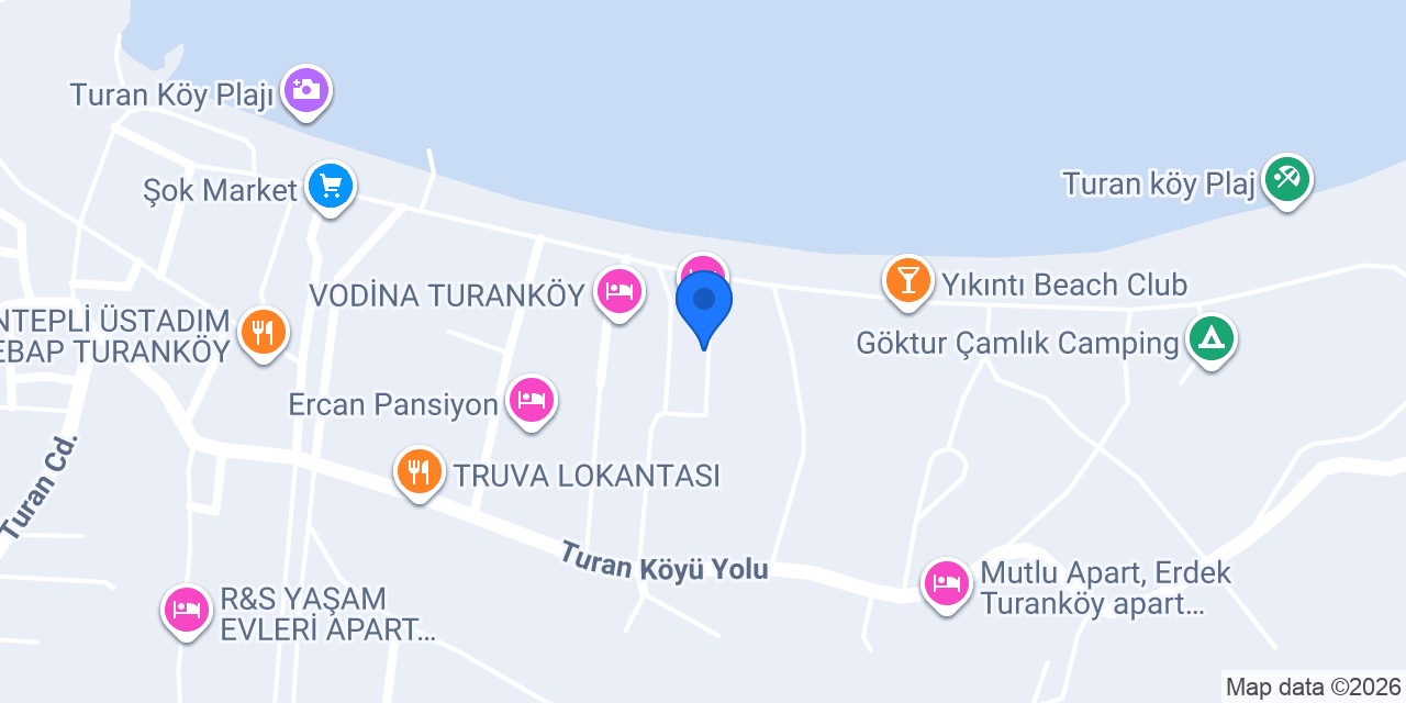 TURANKÖY UBUZ PANSİYON konumu