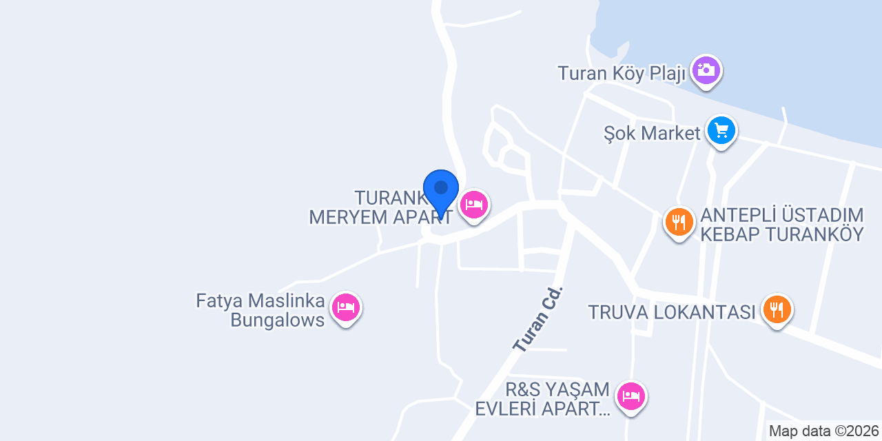 Kardelen Pansiyon konumu