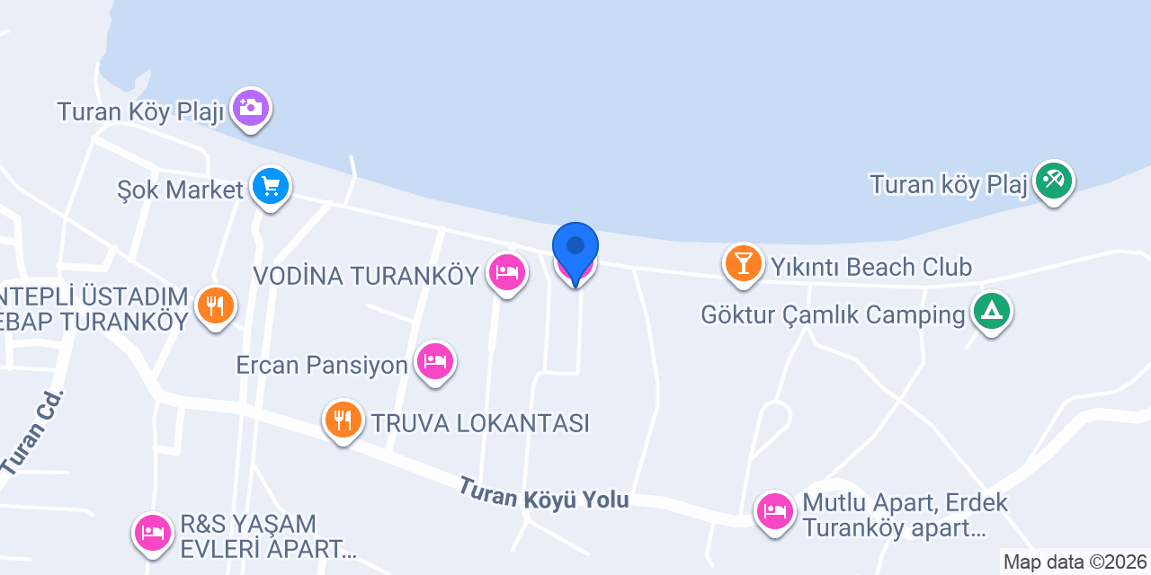 Uyar Pansiyon konumu