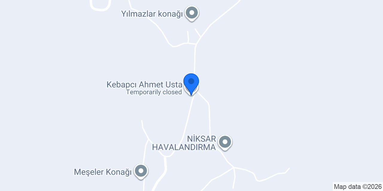 Kebapcı Ahmet Usta konumu