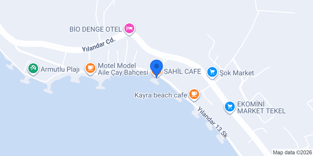 SAHİL CAFE konumu