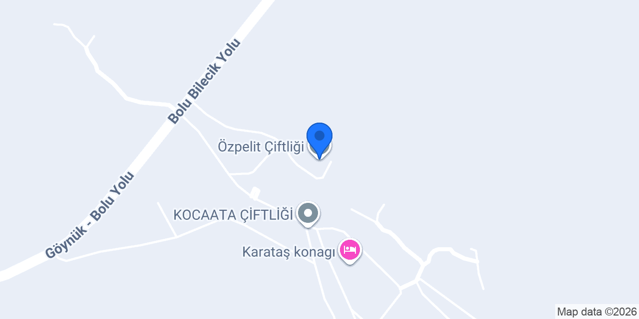 Özpelit Çiftliği konumu