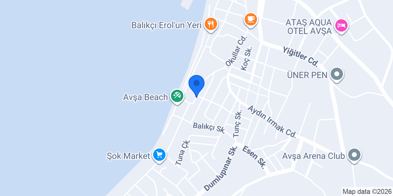 YÜKSEL MOTEL AVŞA konumu