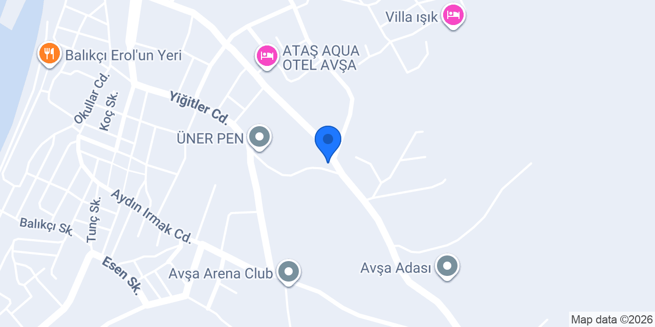 Avşa Temel İnşaat konumu